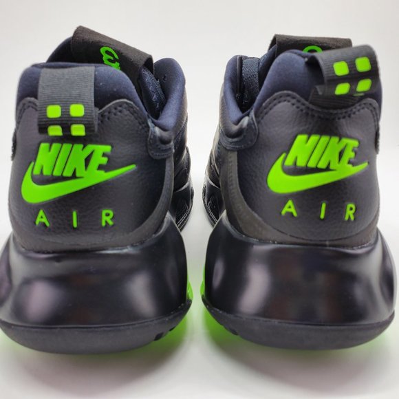 NEW Jordan Max 200 Black Green Shoes Sneakers - Picture 3 of 9